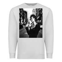 Dove Grey linda evangelista fashion model Premium Sweatshirt - artisFamous