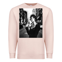 Pale Pink linda evangelista fashion model Premium Sweatshirt - artisFamous