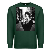 Sports Green linda evangelista fashion model Premium Sweatshirt - artisFamous