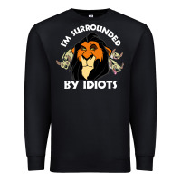Black surrounded by idiots book Premium Sweatshirt - artisFamous