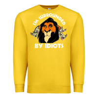 Lemon surrounded by idiots book Premium Sweatshirt - artisFamous