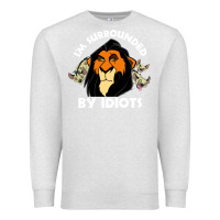 Oatmeal Heather surrounded by idiots book Premium Sweatshirt - artisFamous