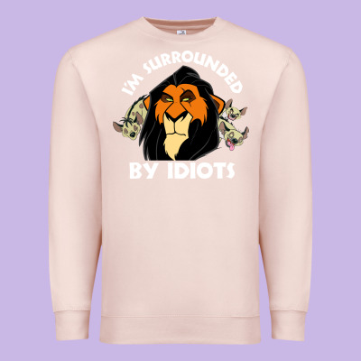Surrounded By Idiots Book Premium Sweatshirt Designed By Artisfamous