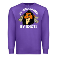 Purple surrounded by idiots book Premium Sweatshirt - artisFamous