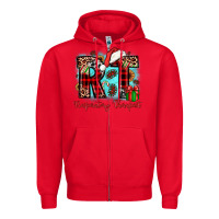 Red christmas rt respiratory therapist Zipper Hoodie - JahusDesignShop