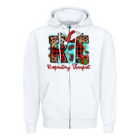White christmas rt respiratory therapist Zipper Hoodie - JahusDesignShop