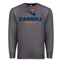 Charcoal Heather carroll university pioneers Premium Sweatshirt - artisFamous