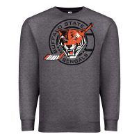 Charcoal Heather buffalo state college Premium Sweatshirt - artisFamous