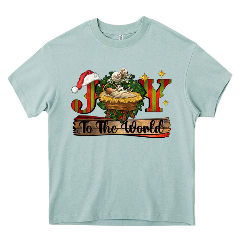 Joy To The World Heavy Core Tee by CowGirlArtShop | Teevron