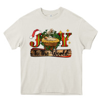 Cream joy to the world Heavy Core Tee - CowGirlArtShop
