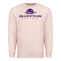 Pale Pink bluffton university Premium Sweatshirt - artisFamous