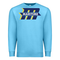 Ocean Blue massachusetts maritime academy Premium Sweatshirt - artisFamous