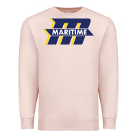 Pale Pink massachusetts maritime academy Premium Sweatshirt - artisFamous