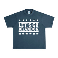 Midnight Navy Let's Go Brandon Impeach Urban Heavy Tee - Jasminsmagicworld