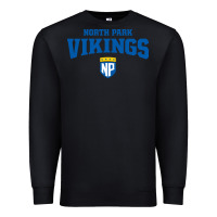 Black north park university Premium Sweatshirt - artisFamous