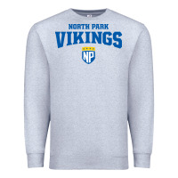 Heather Grey north park university Premium Sweatshirt - artisFamous