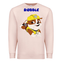 Pale Pink rubble Premium Sweatshirt - artisFamous