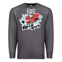 Charcoal Heather albany river rats Premium Sweatshirt - artisFamous