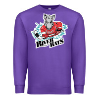 Purple albany river rats Premium Sweatshirt - artisFamous