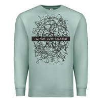 Seafoam ı'm not complicated Premium Sweatshirt - artisFamous