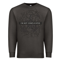 Smoke ı'm not complicated Premium Sweatshirt - artisFamous