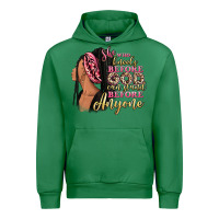 Emerald She who kneels before god can stand before anyone Urban Hoodie - RanaPortraitStore