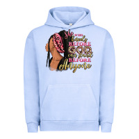 Pigment Grape Ice She who kneels before god can stand before anyone Urban Hoodie - RanaPortraitStore