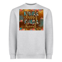 Heather Grey kinda classy kinda hood Heavyweight Sweatshirt - JahusDesignShop