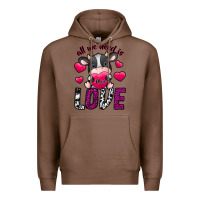 Chestnut All We Need İs Moo Love Premium Hoodie - SublimationCraftShop