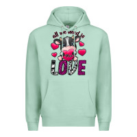 Seafoam All We Need İs Moo Love Premium Hoodie - SublimationCraftShop