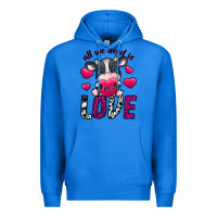 True Royal All We Need İs Moo Love Premium Hoodie - SublimationCraftShop