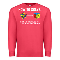 Cardinal youth rubiks cube rotate the sides to the position shown cube Premium Sweatshirt - DesigneFamous
