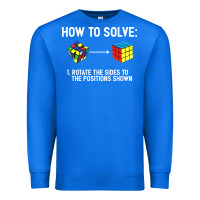 Youth Rubiks Cube Rotate The Sides To The Position Shown Cube Premium Sweatshirt | Teevron