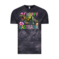 Cloud Black Happy Eastrawr Easter Vintage Tee - BundleAndBundleShop