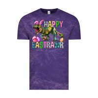 Cloud Purple Happy Eastrawr Easter Vintage Tee - BundleAndBundleShop