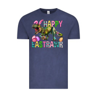 Vintage Denim Happy Eastrawr Easter Vintage Tee - BundleAndBundleShop
