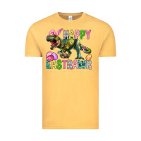 Vintage Mustard Happy Eastrawr Easter Vintage Tee - BundleAndBundleShop