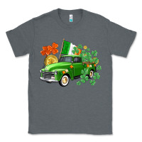 Charcoal Heather Western St. Patrick's Day truck Classic Tee - CowGirlArtShop