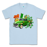 Dusty Blue Western St. Patrick's Day truck Classic Tee - CowGirlArtShop