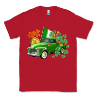Red Western St. Patrick's Day truck Classic Tee - CowGirlArtShop