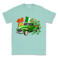 Seafoam Western St. Patrick's Day truck Classic Tee - CowGirlArtShop