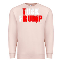 Pale Pink tuck frump Premium Sweatshirt - DesigneFamous