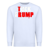 White tuck frump Premium Sweatshirt - DesigneFamous