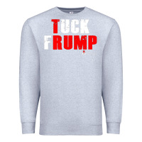 Heather Grey tuck frump Premium Sweatshirt - DesigneFamous