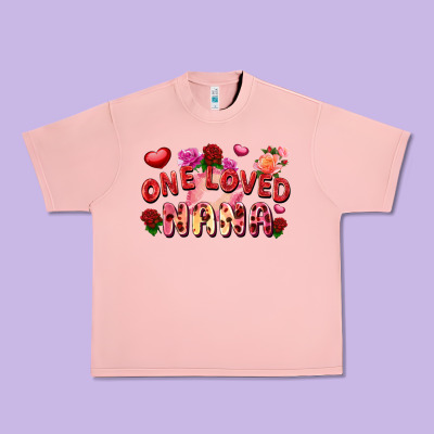 One Loved Nana Urban Heavy Tee Designed By Fadigitalartstudio