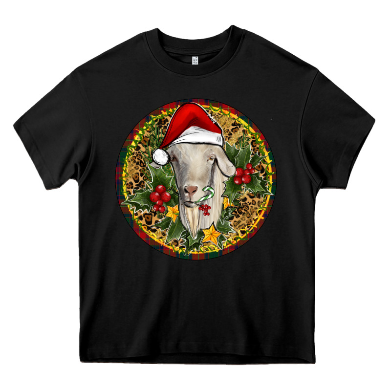Christmas Goat Heavy Core Tee by RanaPortraitStore | Teevron