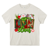 Cream lpn licensed practical claus Heavy Core Tee - CowGirlArtShop