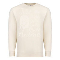 Sandshell just a girl who loves anime Premium Sweatshirt - DesigneFamous