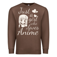 Chestnut just a girl who loves anime Premium Sweatshirt - DesigneFamous