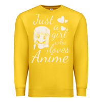 Lemon just a girl who loves anime Premium Sweatshirt - DesigneFamous